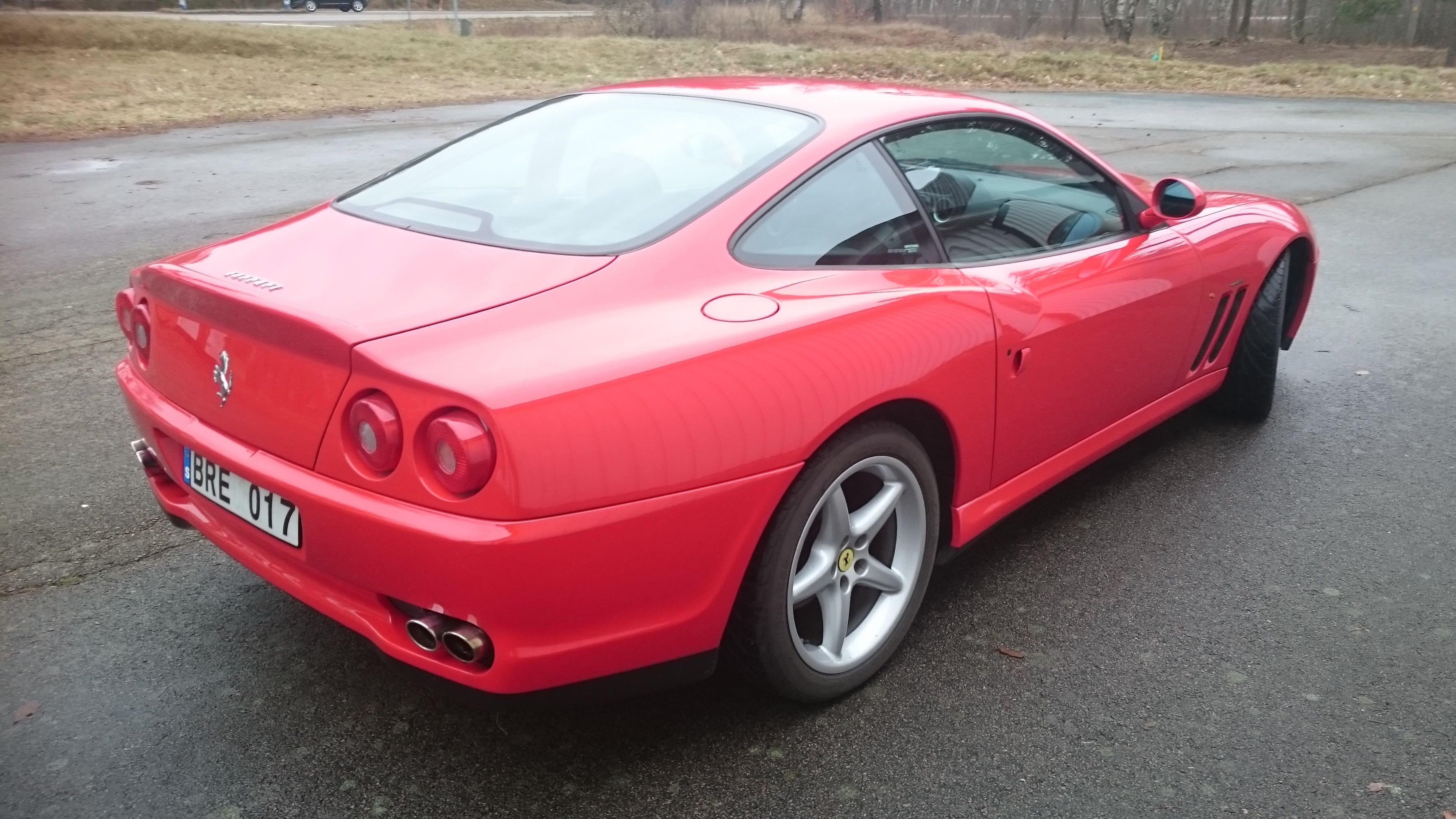 Ferrari 550 Maranello snett bak